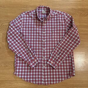 J.Crew Shirt‎ Men's Light Weight Shirt XL Multicolor Plaid Button Down Preppy